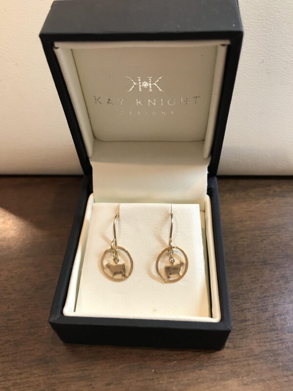 Petite Cow Earrings - Image 2