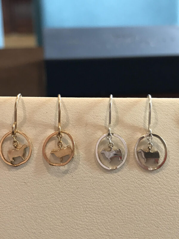 Petite Cow Earrings