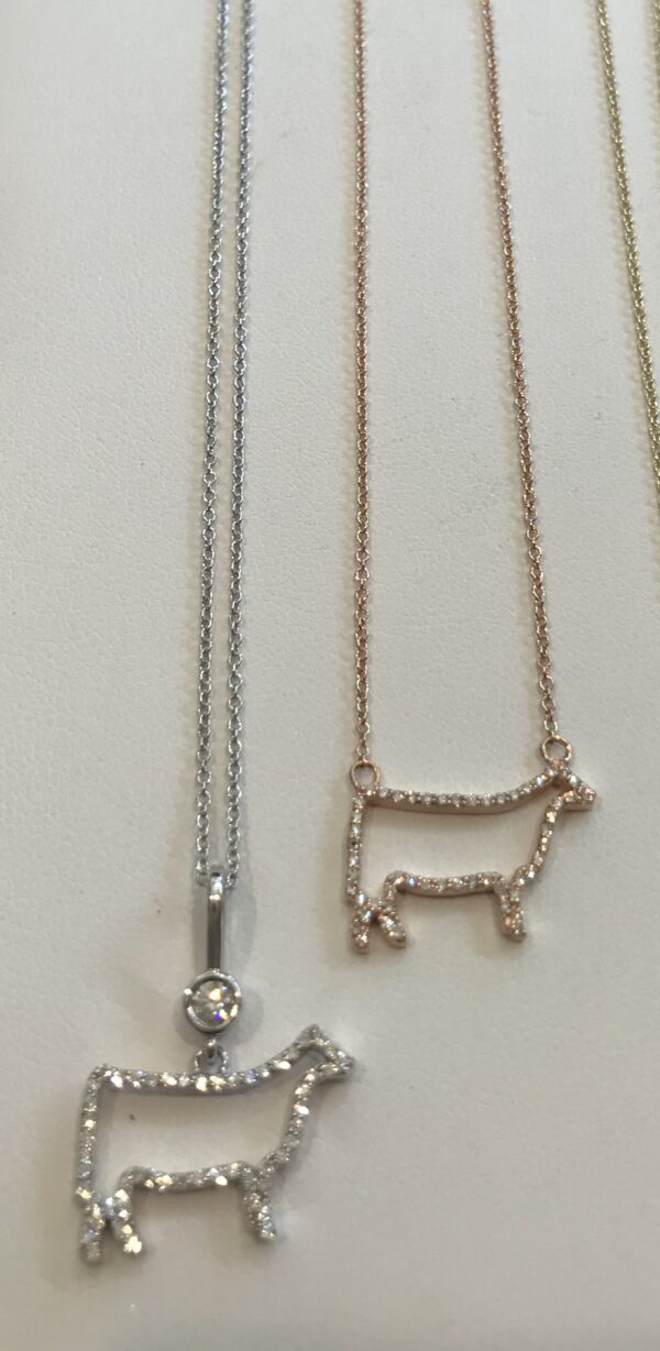 Diamond Cow Necklace - Image 4