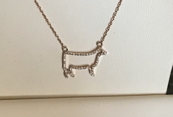 Diamond Cow Necklace - Image 3