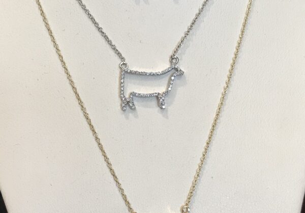 Diamond Cow Necklace - Image 2