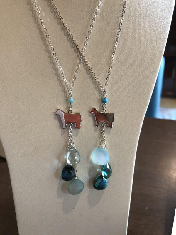 Y-Gemstone Necklace - Image 15