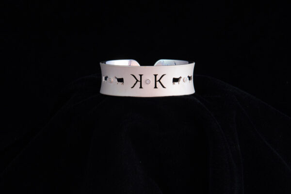 KK White Gold Cuff - Image 2